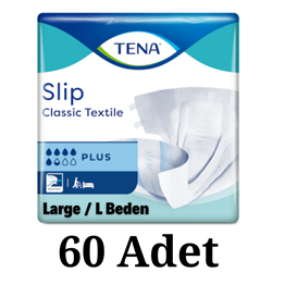 TENA Classic Tekstile L Beden Hasta Bezi 60 Adet